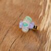 bague multicolore dorée