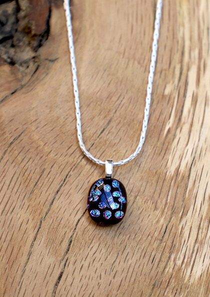 pendentif dots ovale