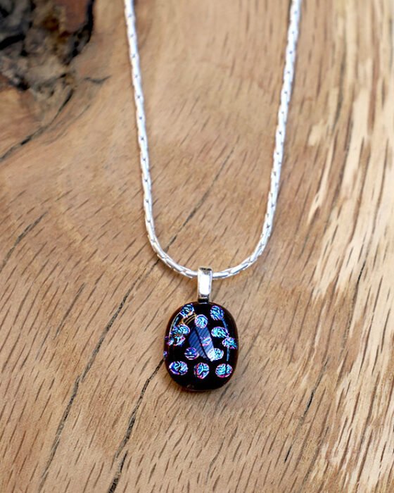 pendentif dots ovale