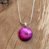 Pendentif rose petit rond