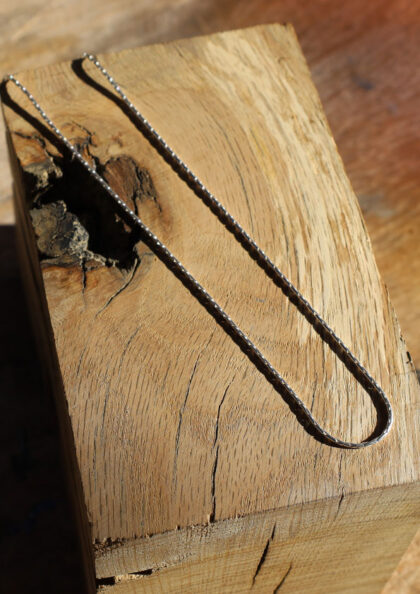 chaine plaquée argent paloma
