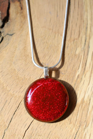 pendentif-argent-rond-rouge