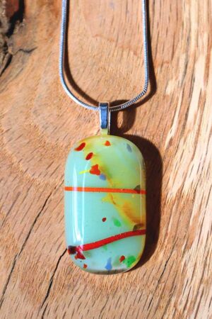 pendentif-argent-turquoise-orange-rectangle