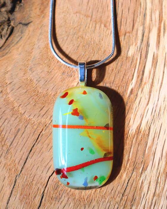 pendentif-argent-turquoise-orange-rectangle